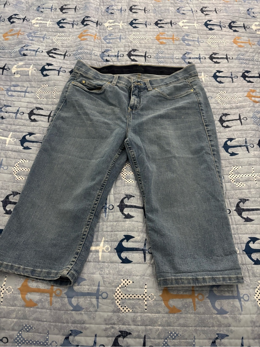 Rafaella Light Blue Cropped Ankle Jeans